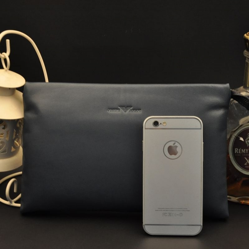 新款 卓梵 阿玛尼手包真皮男士手拿包软皮手抓