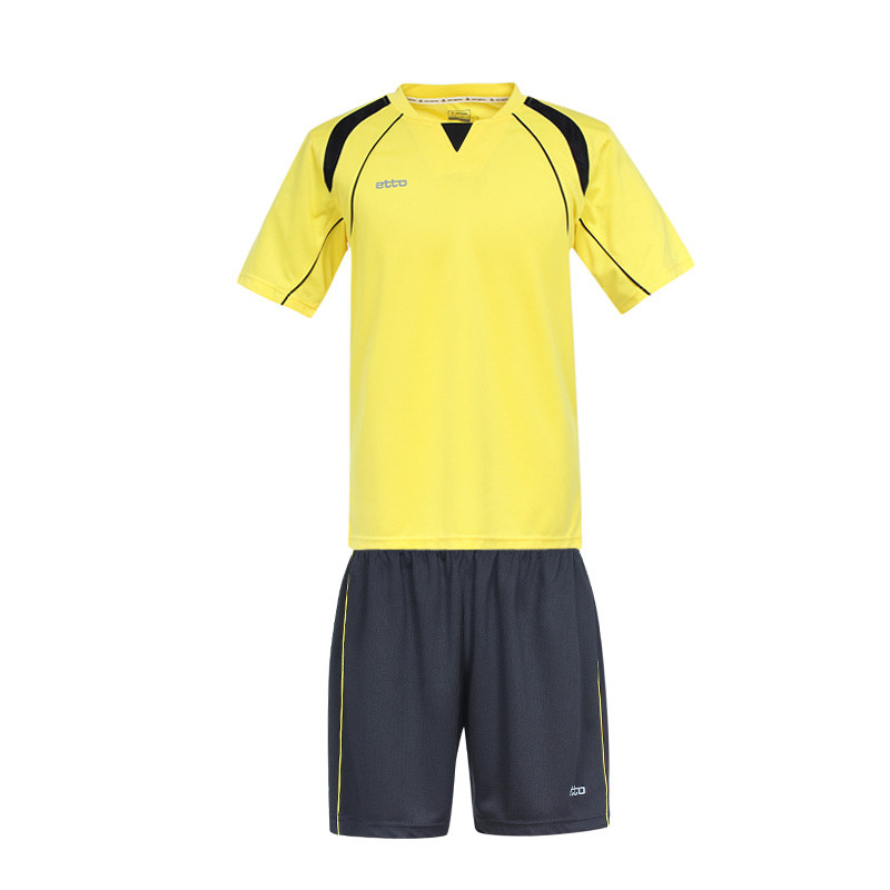 etto英途 足球服运动套装 男足球短袖球衣套装