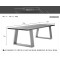 loft北欧实木餐桌美式单人办公桌老板桌会议桌书桌笔记本电脑桌 120*60*75木板8公分