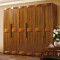 淮木（HUAIMU） 中式橡木家具实木衣柜 板木结合衣柜 柚木色