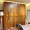 淮木（HUAIMU） 中式橡木家具实木衣柜 板木结合衣柜 柚木色