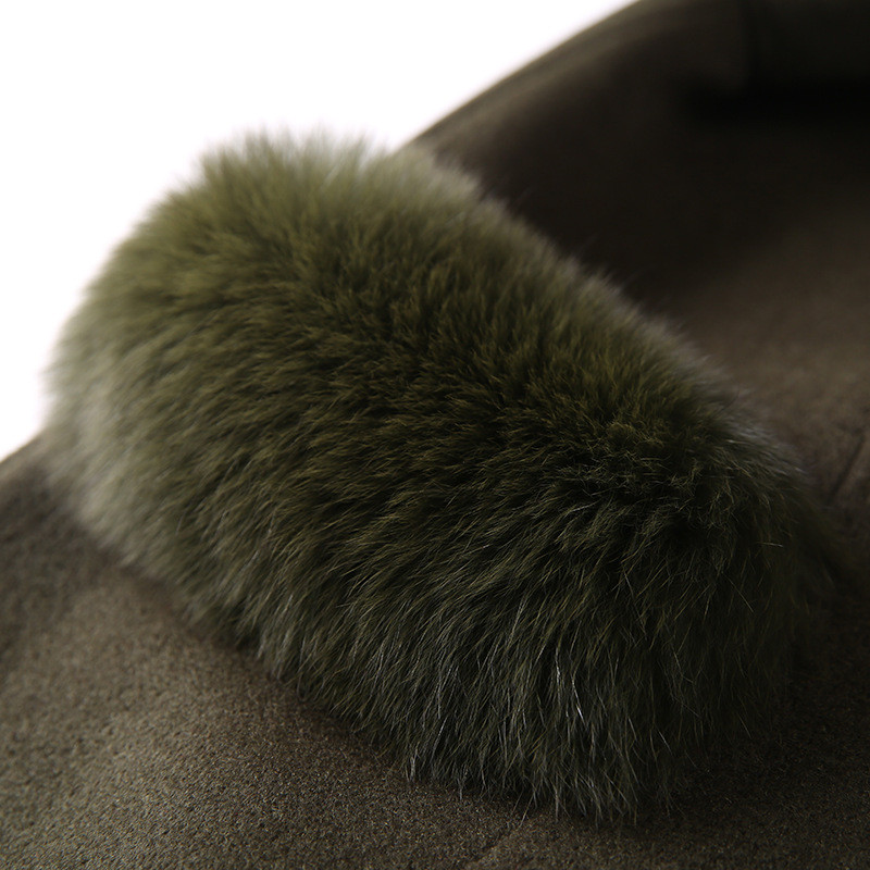 2017妈妈装外套新款呢子衣中长款春装中年女