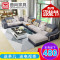 曲尚（Qushang）沙发 布艺沙发 客厅家具 简约现代沙发 旗舰版四件套