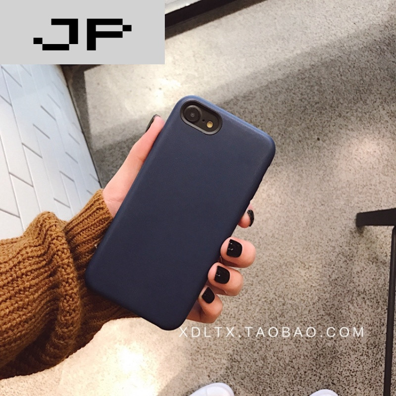 JP潮流品牌韩风简约纯色iphone7手机壳高端大