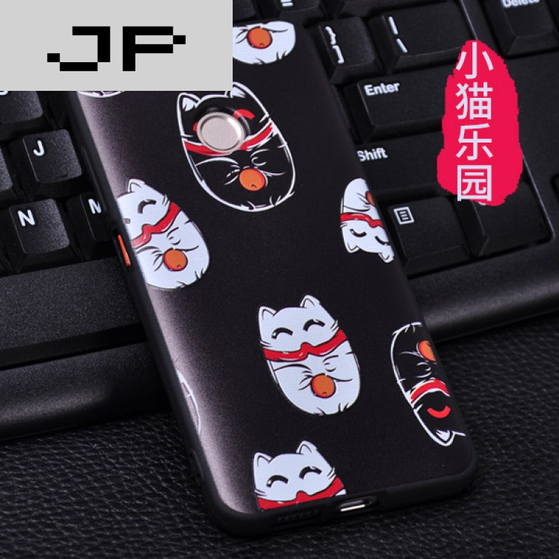 JP潮流品牌 华为nova手机壳招财猫硅胶女款可
