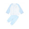 婴姿坊神奇雨点系列和尚袍内衣两件套 59cm 粉蓝