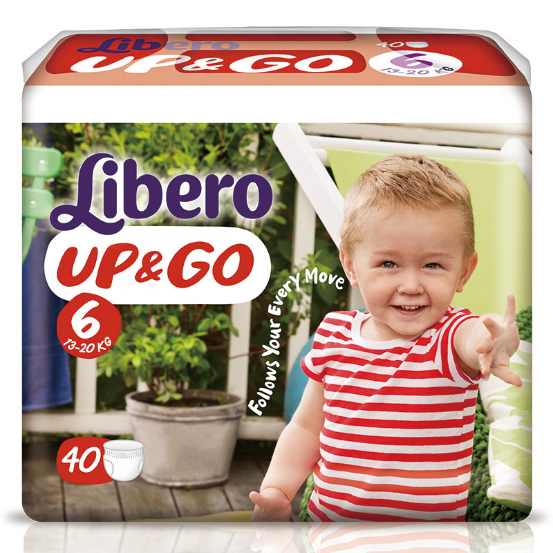 丽贝乐(Libero) 婴儿活力裤 6号XL40 （13-20KG）