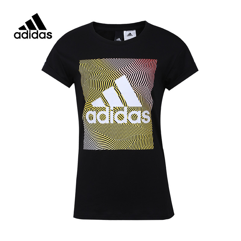 Adidas阿迪达斯短袖男装 2017夏季运动休闲速干透气跑步T恤CG1659 XS CG1662女子黑色