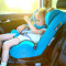 加拿大strolex舒童乐 汽车用宝宝婴儿安全座椅isofix9个月-12岁3c儿童安全座椅 活力橙 星星蓝-安全带款