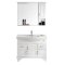 箭牌卫浴（arrow）欧式豪华浴室柜组合套装 实木镜柜1米含龙头APGM10L353G-1 服务区域送货安装 白色