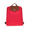 Longchamp/珑骧 尼龙折叠 双肩包 女包 水桶包 1699089 玫瑰红色