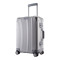 银座新款铝镁合金飞机轮行李箱 金属全铝合金商务登机行李箱17寸20寸24寸 24寸 银色