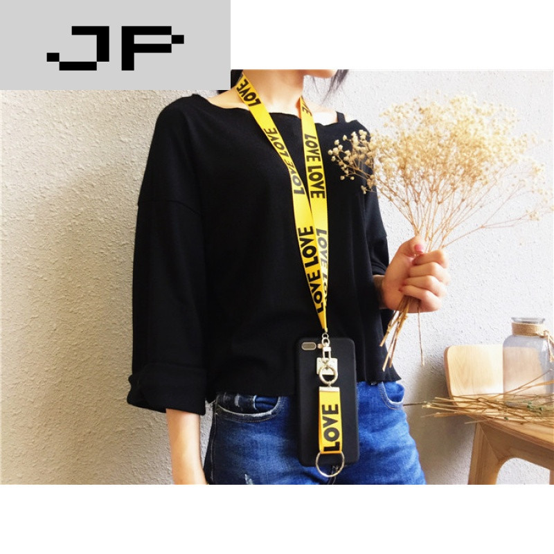 JP潮流品牌韩国英文字母织带 华为P10手机壳