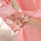南极人女士睡裙春夏秋吊带两件套睡袍丝质性感蕾丝边睡衣P9018 XXL 虾粉色