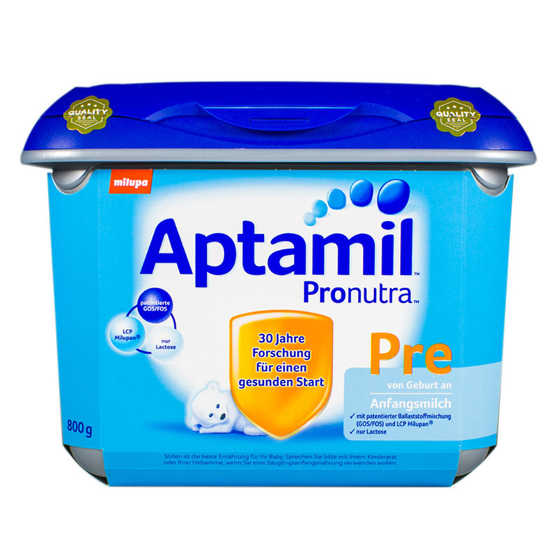 德国爱他美 Aptamil 婴幼儿奶粉PRE段 800g （0-6个月） 安心罐