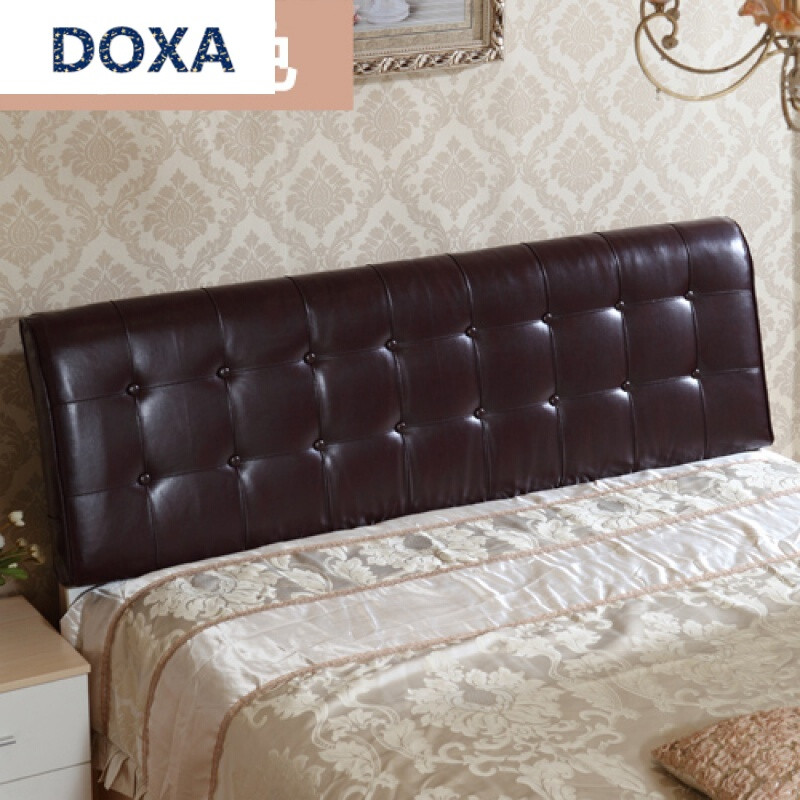DOXA无床头软包双人床上靠枕榻榻米皮革大靠