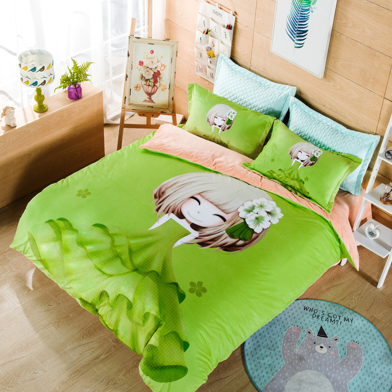 富仁旺 超柔升级版短毛水晶绒数码印花大版魔