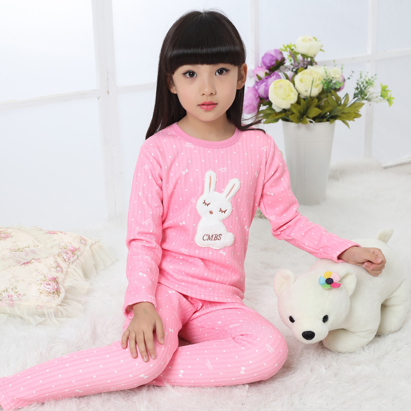 2017新款儿童保暖内衣套装2017新款加绒加厚