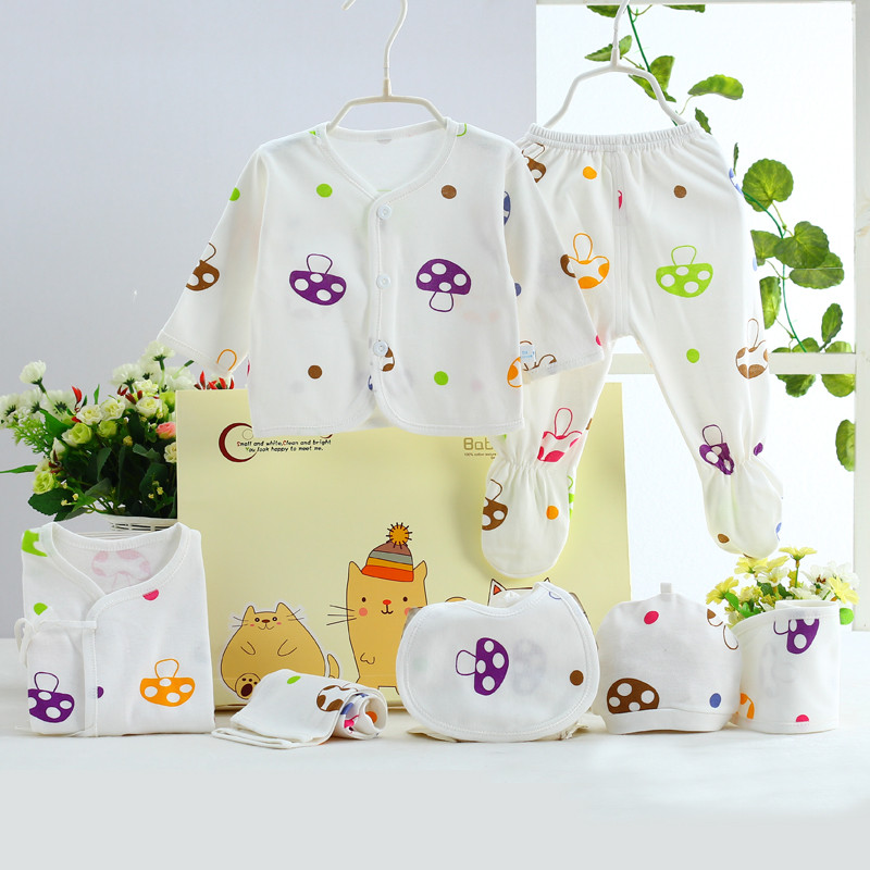 新生儿衣服满月礼盒装刚初生婴儿宝宝纯棉夹棉