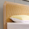 A家家具 床 双人单人储物高箱1.8米床实木框架床 北欧双人床原木现代简约卧室家具 1.8m排骨架+床垫