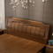 天惠子 床 木质实木床现代中式实木床橡木家具厂批发1.5米1.8米双人婚床 普通床+2*床头柜
