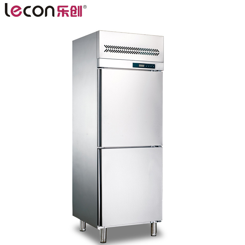 乐创（lecon）商用两门冰柜 风冷冷柜冰箱 两门冰柜保 鲜柜冷冻柜