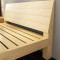 实木床厂家直销实木双人床1.8米卧室松木床1.5米简约儿童单人床 1.8*2.0m标准床