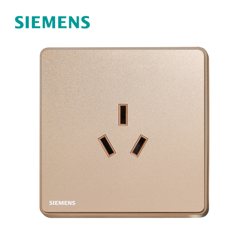 西门子(SIEMENS)开关插座 睿致玫瑰金系列16A三孔空调插座5UB81433NC04