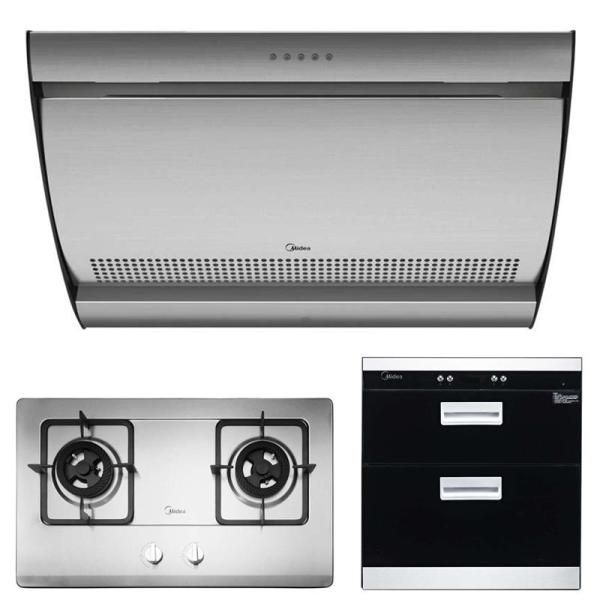 【油烟机\/灶具 】美的厨房电器AJ9013-S+Q88