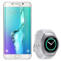 三星Edge Plus 64G 白-Gear S2 银 尊享礼包怎