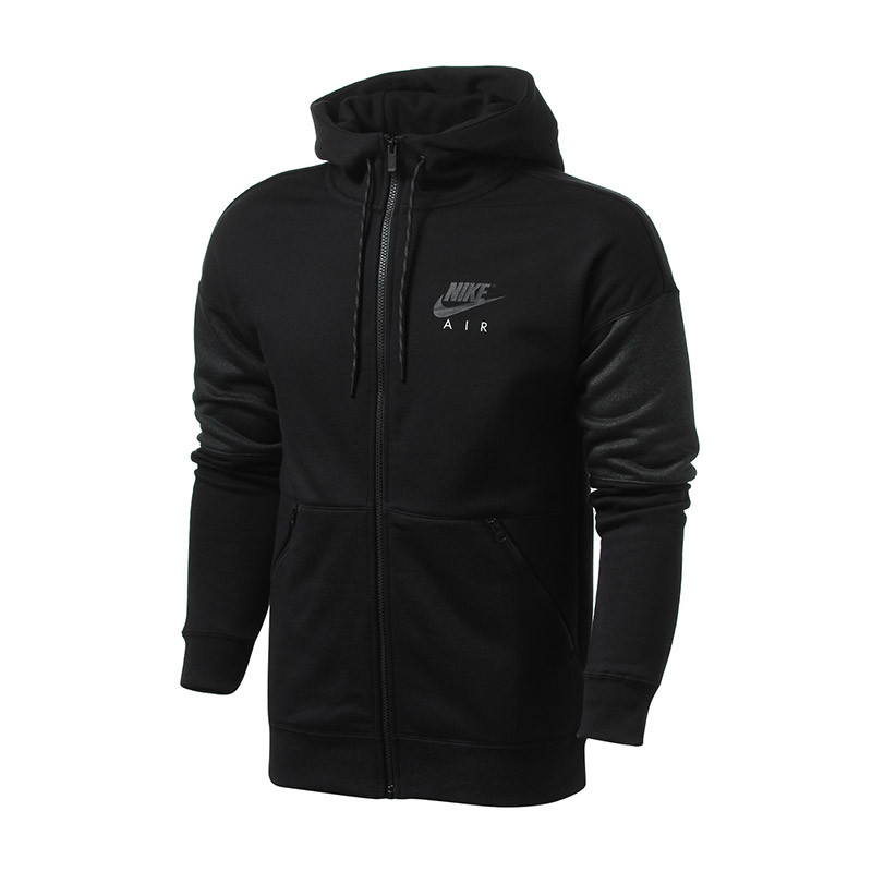 Nike耐克男装冬季新款运动服防风连帽保暖夹克外套861613 黑色 XXL