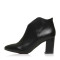 Belle/百丽冬季专柜同款黑油皮小牛皮女短靴BNH40DD6 灰色 38码