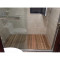 浴室洗澡防滑垫拼接淋浴房防水木地板卫生间隔水地垫脚踏板 北美红柏无漆深色(直角)