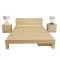 硕木居 实木床1.5双人床1.8米松木现代儿童床简约单人床1.2米榻榻米 1800mm*2000mm床+床垫