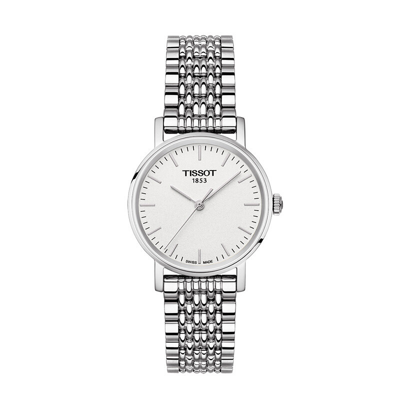 天梭（TISSOT）T-CLASSIC系列 女表 石英表T109.210.11.031.00 白色