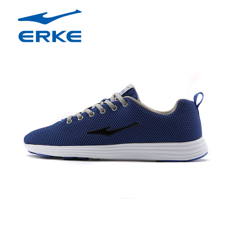 鸿星尔克（erke）男款舒适跑步鞋经典休闲男鞋运动鞋跑鞋51115203167 古蓝 40码