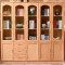 实木书柜自由组合储物柜置物架235带现代简约书房组装书橱子 榉木色(两门书柜)
