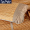 皮尔卡丹(Pierre Cardin)家纺纯色竹席床席凉席包边夏季宿舍单双人竹凉席可折叠席子1.2/1.5/1.8*2m 1.2*1.9m 5.0纯碳化