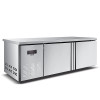 乐创电器（Lecon）商用冷藏工作台冰柜冷冻柜 保鲜柜操作台饭店冰箱 工程款 1200*600*800 全冷藏