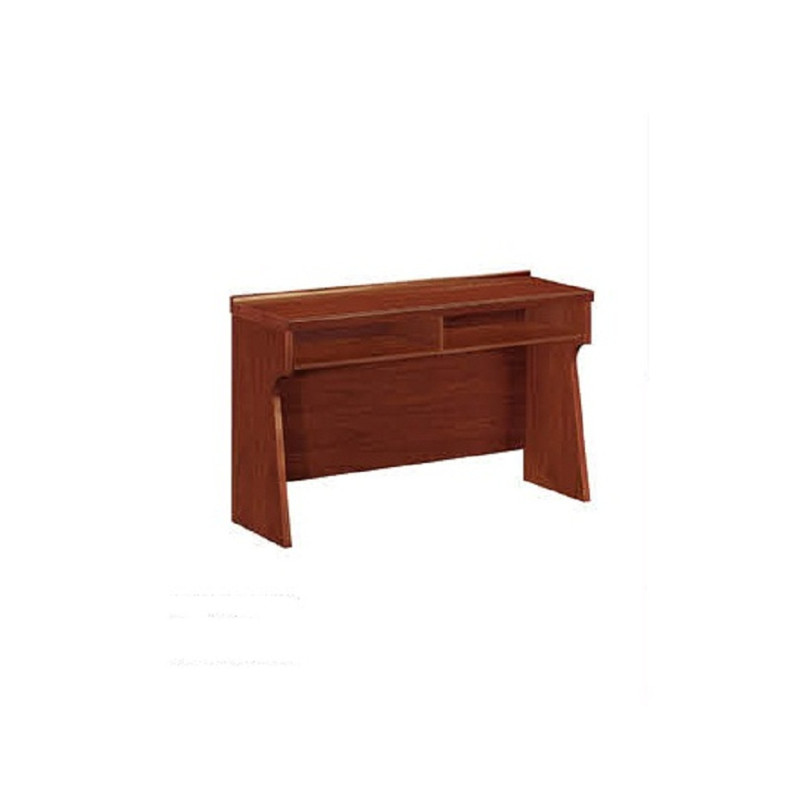 盛世凯美 环保实木油漆条台条桌 培训桌 长条会议桌条形桌 弧边1800×400×760