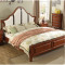 老故居 床美式皮床婚床欧式双人床软床 1.8*2.0标准床+床垫+床头柜1个