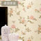 美式田园壁纸温馨卧室墙纸精致蔷薇花壁纸3D立体浮雕墙纸U984_6_1 3号米色