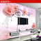 无缝定制壁画墙纸卧室沙客厅3d立体玫瑰花朵电视背景墙壁纸墙布 5D凹凸真丝布（整张/平方）