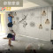 欧式麋鹿壁画3D现代简约客厅沙电视背景墙壁纸5D立体手绘墙布 无缝加厚无缝（一整张）