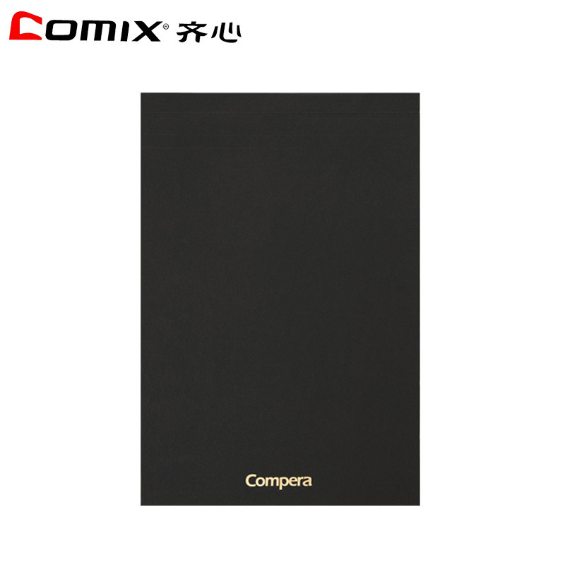 齐心(Comix) C8204 A4/80张拍纸本2本80页 方格本 网格本 设计本 笔记本 办公用品 笔记本/记事本 黑色