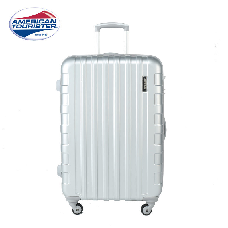 美旅AmericanTourister拉杆箱 铝框箱爆款男女商务行李箱清新多色飞机轮旅行箱25Q 银色 20寸