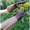 牛皮手套园林修剪带刺花卉剥板栗防滑防扎手套加厚防刺手套 加长60厘米