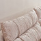 A家家具 床 双人床 布艺床 现代简约布床1.5米1.8米主卧床北欧床可拆洗设计多功能 1.8米榻榻米【米白色】