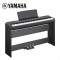 雅马哈电钢琴P-125B P125WH电子数码钢琴88键重锤 125黑色主机+木架+三踏板+单踏板