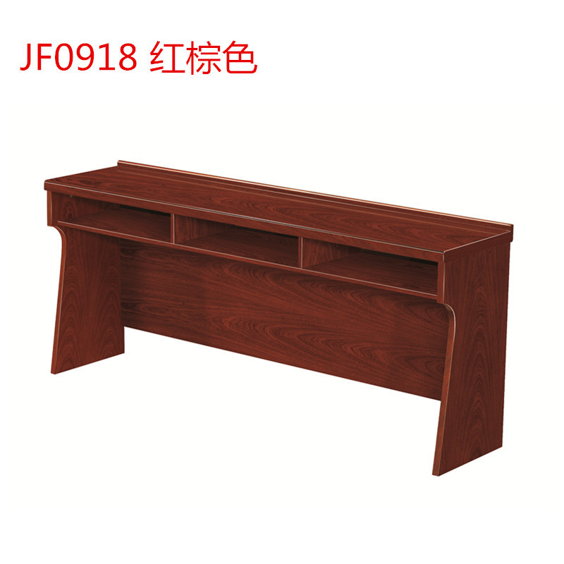 钜晟条桌会议条桌油漆长条桌会议桌 JF09红棕色1.8米